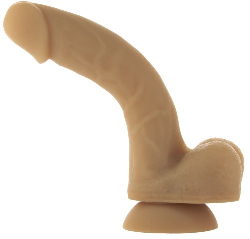 Addiction Andrew 8" Bendable Silicone Dong Caramel силиконовій фаллоимитатор на присоске, 20.3х3.9 см (карамель)
