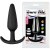 LoveToy Lure Me Butt Plug Slim Black S - Маленькая анальная пробка, 10х2.5 см (чёрный)