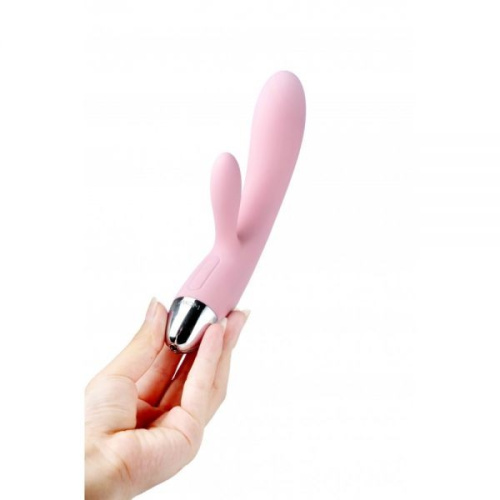 Svakom Alice Rabbit Vibrator - вибромассажер, 17х3 см (розовый)