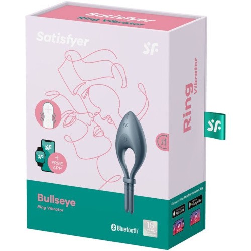 Satisfyer Bullseye - лассо с вибрацией, 4.9х2.5 см (серый)