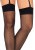 Leg Avenue Sheer Stockings - чулки под пояс (черный)