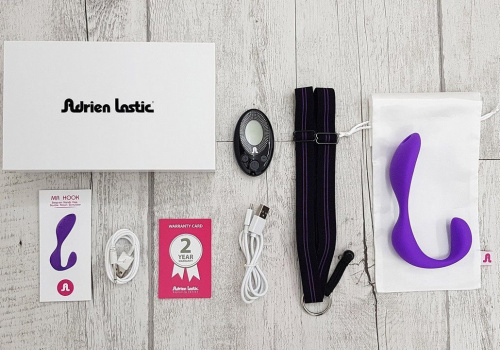 Adrien Lastic Mr.Hook вибратор под одежду  с дистанционным пультом, 12х2.1 см
