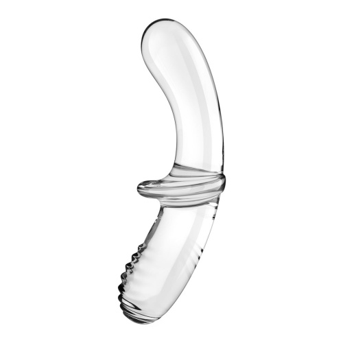 Двухсторонний фаллоимитатор Satisfyer Double Crystal, 19,5 см