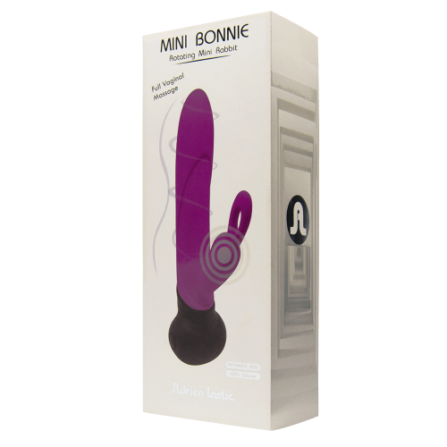 Adrien Lastic Mini Bonnie - Вибратор кролик, 19.7х3.6 см (фиолетовый)