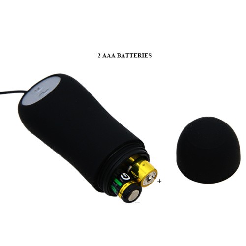 Pretty Love Vibrating Butt Plug Black - Анальна пробка с вибрацией, 8,5х3,1 см (черный)