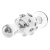 LoveToy - 4.5" Glass Romance Dildo Clear - Анальная пробка, 11.3х3.7 см (прозрачная) LoveToy - 4.5" Glass Romance Dildo Clear - Анальная пробка, 11.3х3.7 см (прозрачная)