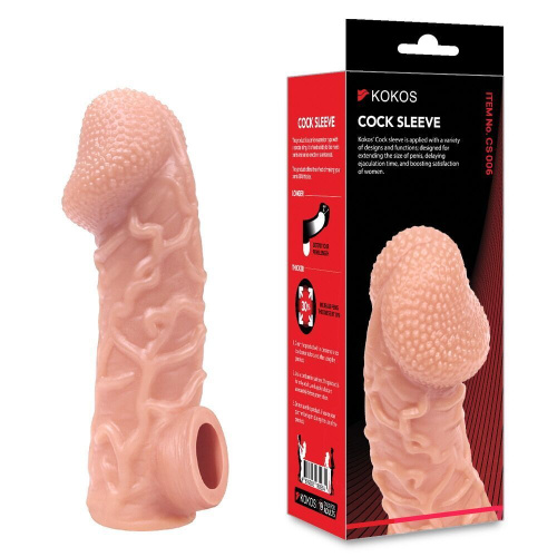 Насадка на член Kokos Cock Sleeve CS 006, S