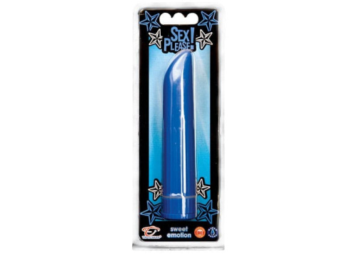 Topco Sales Sweet Emotion Vibe - Вибратор, 13.3х2.54 см (синий)