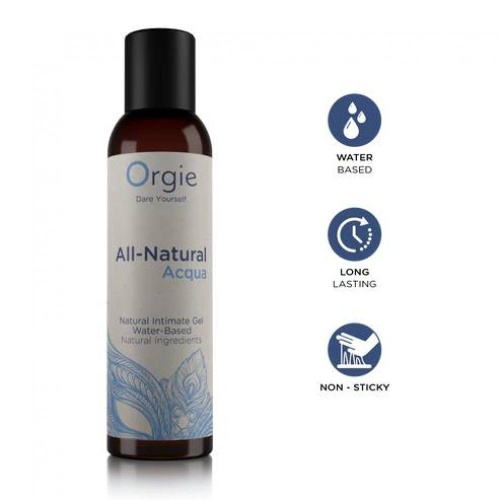 Orgie - ALL-NATURAL Acqua - Лубрикант на водной основе, 150 мл