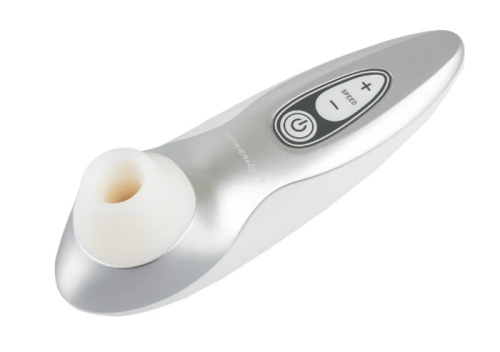 Womanizer Pro40 - Вакуумный стимулятор клитора, 16х4.5 см (белый)