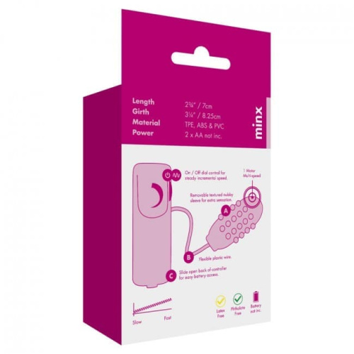 Виброяйцо Minx Ez Pleaser Vibrating Egg Purple, 7х2,6 см
