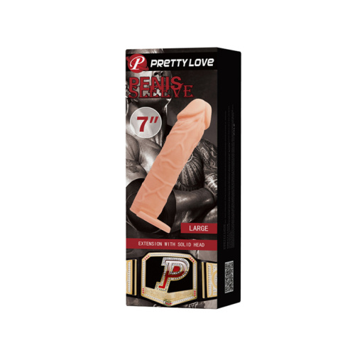 Удлиняющая насадка на член Pretty Love Penis Sleeve Flesh 7 "