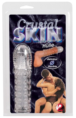 Crystal Skin Verlangerungs-H - Насадка на пенис, +4 см (прозрачный)