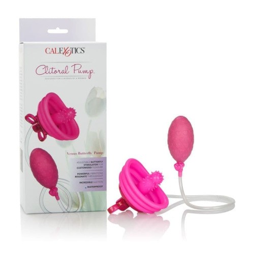 California Exotic Novelties Venus Butterfly Pump Pink - Вибропомпа для клитора, 4х2 см