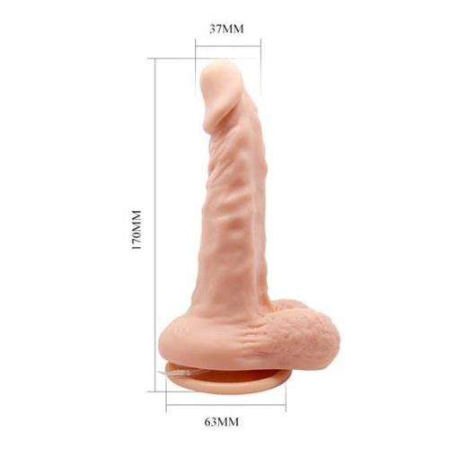 Baile - Barbara Max Multi Speed Real Vibrator - Вибратор, 17х3.7 см
