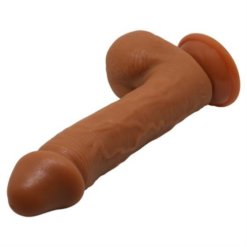 Beautiful Encounter Johnson Real Dildo Latin - Фалоімітатор, 22 см (тілесний) - купити в Києві, Україні