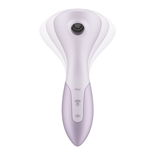 Вибромассажер Satisfyer Wand-erful с вакуумной клиторальной стимуляцией