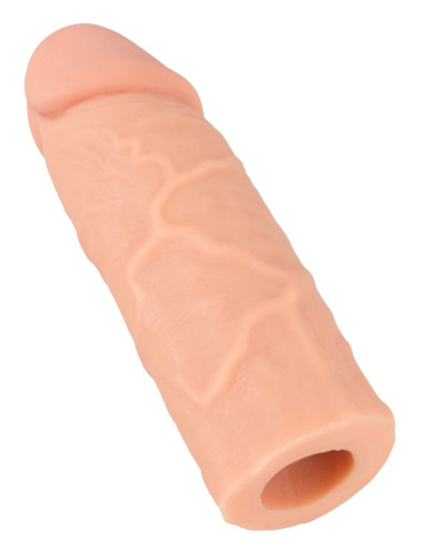 Nature Skin Extension Sleeve - Насадка на пенис, +4 см (телесный)