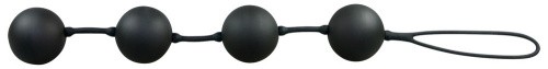 Velvet Black Balls - Вагінальні кульки, 23 см (чорний) - купити в Києві, Україні