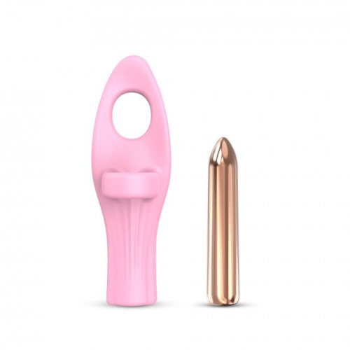 Love To Love Tickle me Baby Pink - перезаряжаемый вибратор на палец, 13,5х1,3 см (розовый)