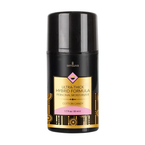 Sensuva UltraThick Hybrid Formula Cotton Candy - Густая крем-смазка на гибридной основе, 50 мл.