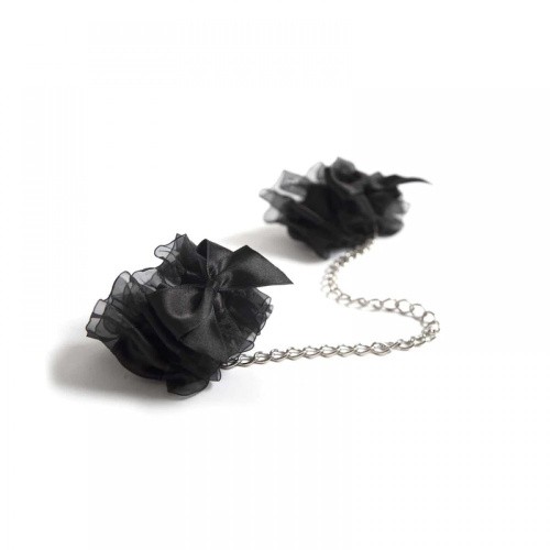 Bijoux Indiscrets - Frou Frou Organza handcuffs - Наручники з атласу та органзи в подарунковій упаковці - купити в Києві, Україні