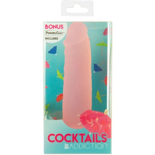 Фаллоимитатор на присоске Cocktails by Addiction – Peach Bellini, 14 см