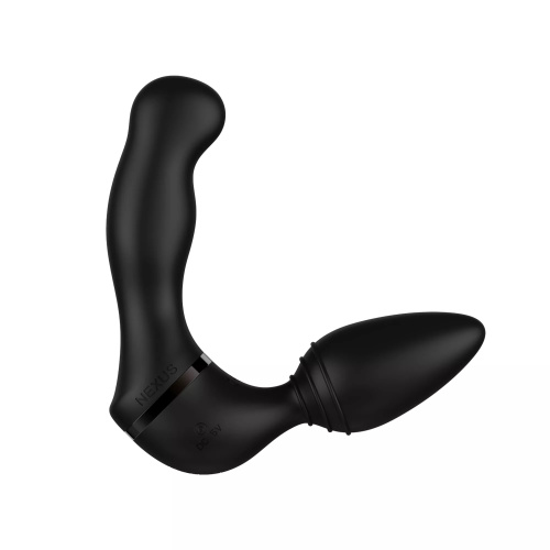 Nexus Revo Twist 2 in 1 Rotating Prostate Massager and Vibrating Butt Plug - стимулятор простаты с анальной пробкой, 19.7х3.4 см (чёрный)