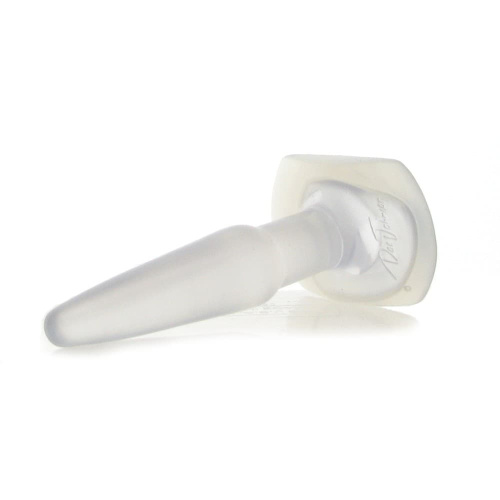 Doc Johnson Crystal Jellies Butt Plug Small - Анальная пробка Butt Plug Small, 11х2 см (прозрачный)