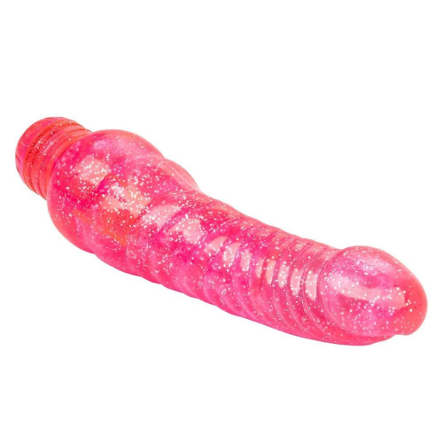 CalExotics Sparkle Glitter Jack - мультискоростной вибратор, 14,5х3,75 см