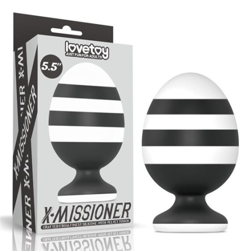 LoveToy X-Missioner Butt Plug 5.5" - Анальная пробка, 14 см