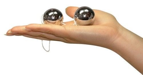 Basic Loveballs Silber - Вагинальные шарики, 23 см (серебристый)