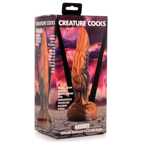 Creature Cocks Ravager Rippled Tentacle Silicone Dildo - Фаллоимитатор, 20,3 см