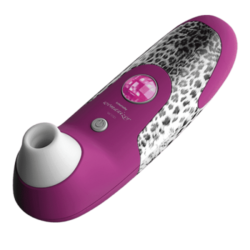 Знаменитый Вуманайзер! Клиторальный стимулятор The Womanizer W100 Magenta, 16х5 см (лиловый)