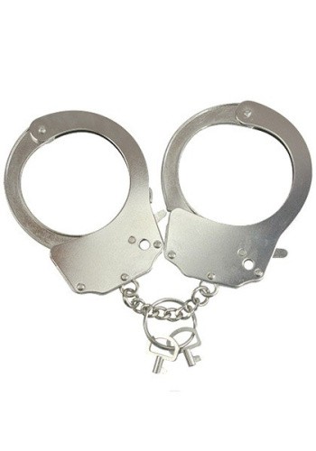 Adrien Lastic Handcuffs Metallic - наручники металеві поліцейські - купити в Києві, Україні