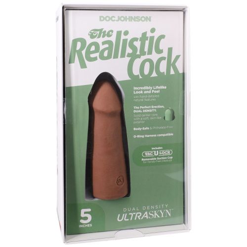 Фалоімітатор Doc Johnson The Realistic Cock ULTRASKYN 5 Inch, 12,7 см - купити в Україні | Секс шоп SEX-SHOP.ua
