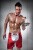 Passion 019 Short мужской эротический костюм официанта, шорты и бабочка, L/XL Passion 019 Short мужской эротический костюм официанта, шорты и бабочка, L/XL