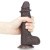 LoveToy Sliding-Skin Dildo Coffee 7 - Фаллоимитатор, 17.5х3.5 см