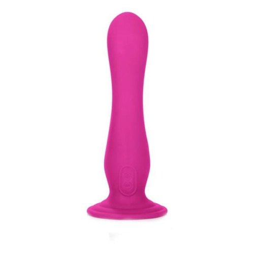 California Exotic Novelties Rechargeable Wireless Pleaser Pink - Вибратор с присоской, 10.8х3.8 см
