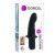 Dorcel Mini Lover - Вибратор с ограничителем, для точки G и массажа простаты, 11х4 см (чёрный)