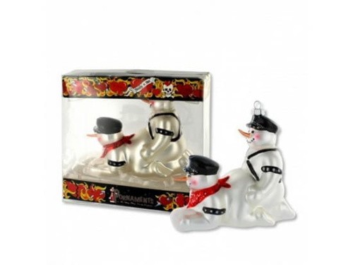 Df Novelty Company - Новогодняя игрушка в виде нескромных снеговиков