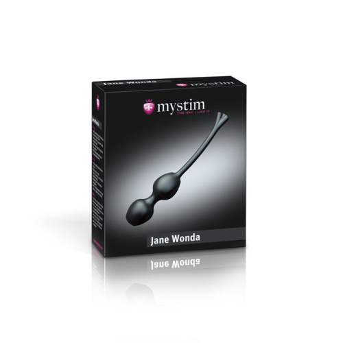 Mystim - Jane Wonda Geisha Balls Duo - Вагинальные шарики с электростимуляцией, 19.6х3.3
