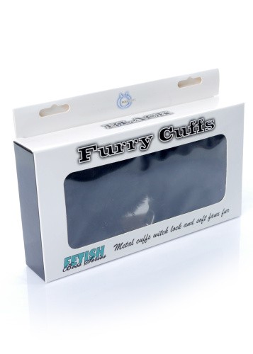 Fetish Boss Series Furry Cuffs - Наручники (чёрные)