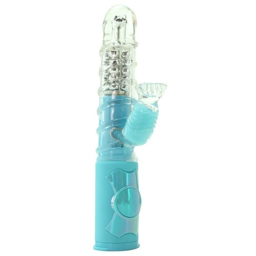 Topco Sales Rabbit Vibe Love Me Dreamy - Вибратор кролик 3 скорости ротации, 11.4х3.3 см (голубой)