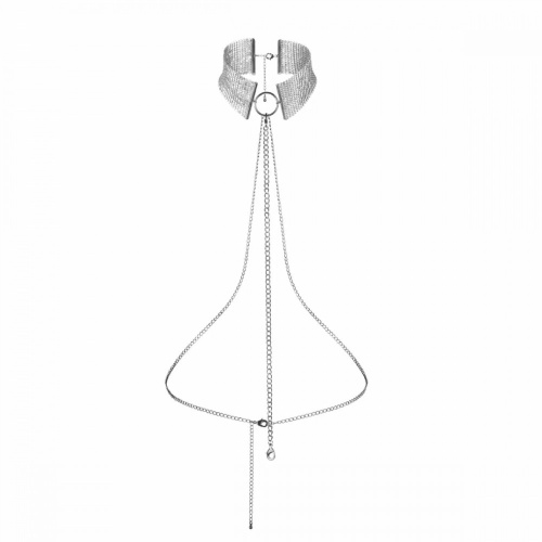 Bijoux Indiscrets Desir Metallique Collar - Украшение на шею, (серебристый)