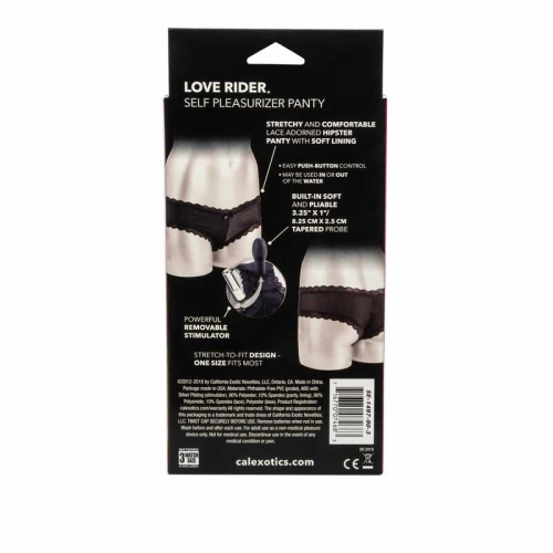 California Exotic Novelties Self Pleasurizer - Трусики с внутренним вибратором, 8.3х2.5 см (чёрный)