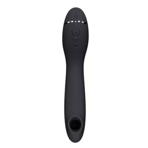 Womanizer OG + Лубрикант 50 мл - Вібратор для точки G з вакуумною стимуляцією, 17.6х3.9 см (сірий) - купити в Києві, Україні