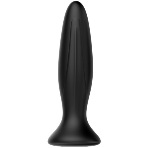 LyBaile Mr.Play Vibrating Butt Plug Black - Анальная пробка с вибрацией, 12.8х3.1 см (чёрный)
