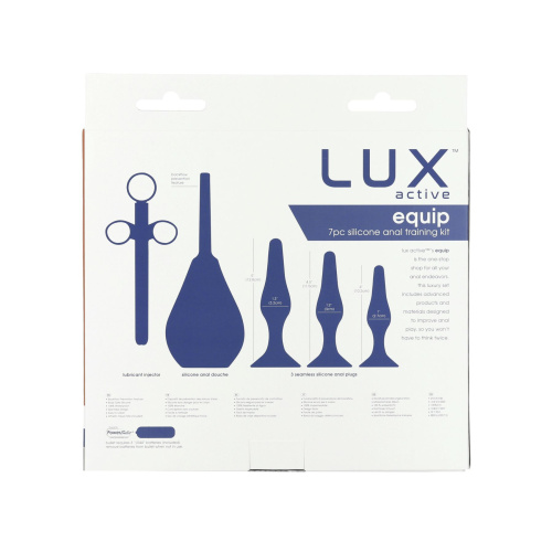 Lux Active Equip Silicone Anal Training Kit – набір анальних іграшок для новачків - купити в Києві, Україні
