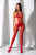 Passion BS084 - Эротический бодистокинг с имитацией шнуровки, S-L (красный) Passion BS084 - Эротический бодистокинг с имитацией шнуровки, S-L (красный)
